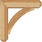 Ekena Millwork Thorton Craftsman Rough Sawn Bracket w/ Offset Brace, Western Red Cedar, 6"W x 22"D x 22"H BKT0604X22X22THR04RWR - alternate 3